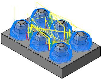 Vakio-Z -työstörata Mastercam 2021.