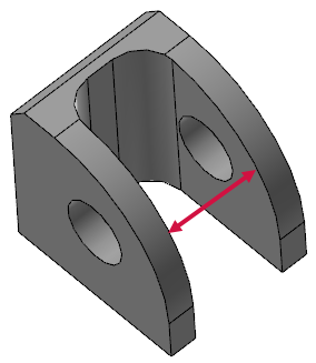 Porausjaksojen väliset tyhjät alueet.